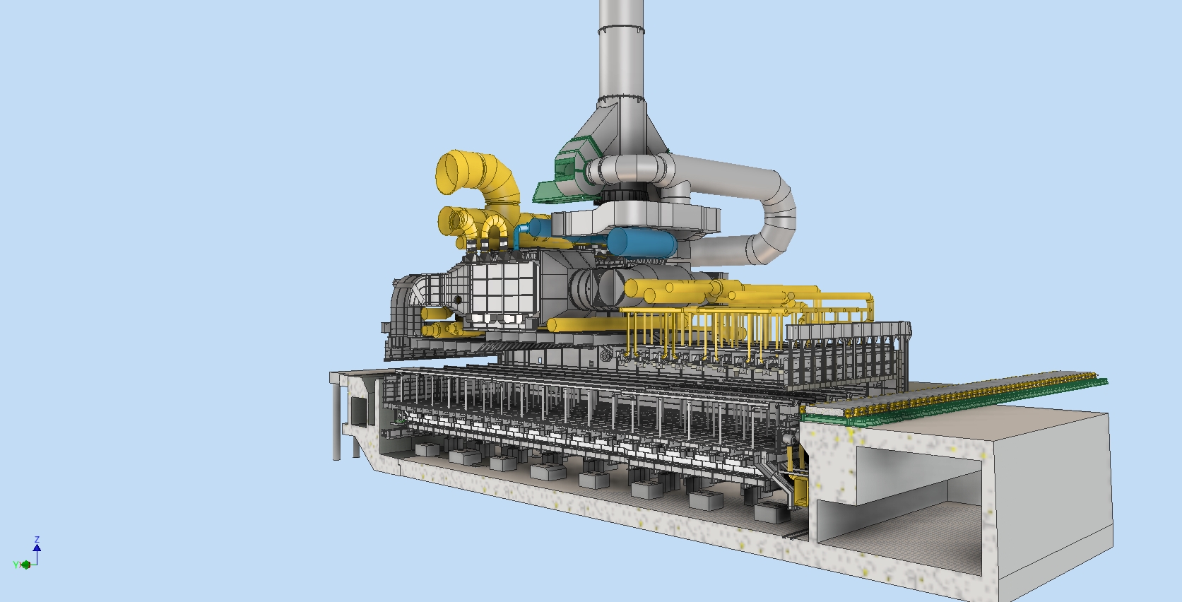 Walking Beam Furnace for Slabs Tenova